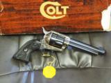 Colt Single Action Army .45 Colt 5 1/2" Barrel, Blue/Case, with original box, early 3rd Generation As New - 1 of 14