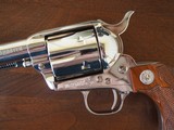 Colt Single Action Army, .44-40 "Frontier Six Shooter", Nickel, 4 3/4" Colt Collectors Assn Special Edition! #157 of 250 - 7 of 20