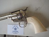 Colt Single Action Army, 2009 Production, 4 3/4" .45 Colt Factory "C" Engraved with Letter! - 2 of 15