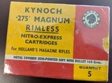 Kynoch 275 Magnum - 1 of 2