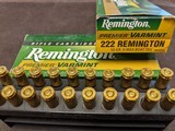 Remington Premier Varmint 222 / 50 Gr (80 rounds) - 2 of 2
