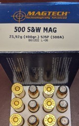 MAGTECH 500 S&W (400 gr) 20 rounds - 2 of 2