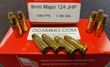 Atlanta Arms (DCAMMO) 9mm MAJOR 124 JHP (x 200 rds) - 1 of 2