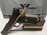 wilson combat edc x9.two tone fde & black 9mm
