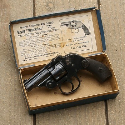Harrington & Richardson Bicycle Hammerless .32 S&W Revolver