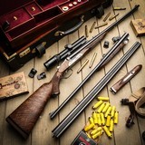 Heym Model 88 B Double Rifle 3 Barrel Set .450 NE, .450/.400 NE, and 20g - 6 of 8