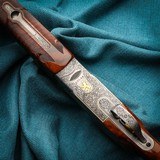 Kolar 12g Skeet Gold Elite 2 Barrel Set Factory Engraved and Upgraded Wood - Image 7 of 8