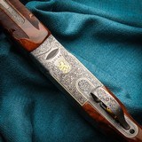 Kolar 12g Skeet Gold Elite 2 Barrel Set Factory Engraved and Upgraded Wood - Image 8 of 8