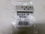 BAUER 25 ACP 6Rd Magazine Vest pocket NICKEL