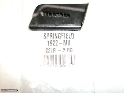 SPRINGFIELD 1922 M2 22 LR 5Rd Magazine MII Mag