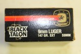 Winchester Black Talon Full Box 9mm - 2 of 2