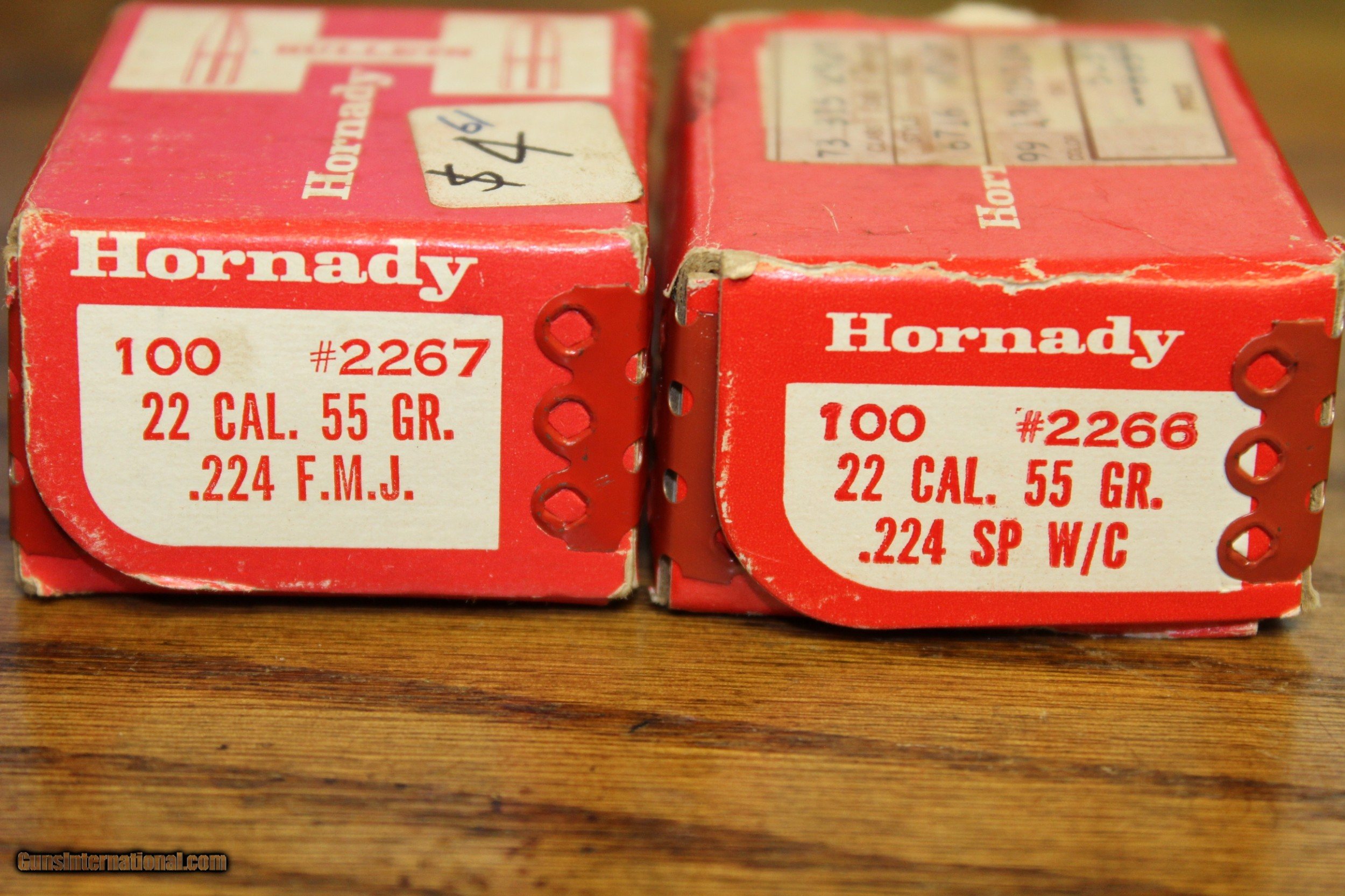 Hornady 22 cal 55 gr.