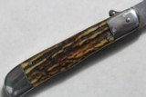 Ka-Bar 1927-1945 Stag Leverlock Switchblade Very Nice - 6 of 9