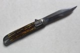 Ka-Bar 1927-1945 Stag Leverlock Switchblade Very Nice - 2 of 9