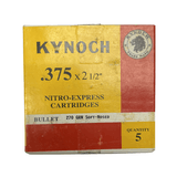 Kynoch 500/465 NE 3 1/4” - 270 GRN Soft Nosed - 5 Rounds Per Box - 1 of 2
