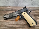 Colt 1911A1 Military 5” .45ACP Custom Engraved 1943 Production! - 3 of 9