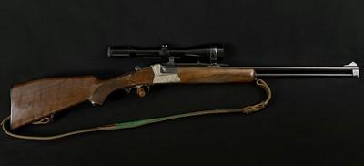 Krieghoff Teck Double Rifle 7x65mm w/ Zeiss Diavari Scope