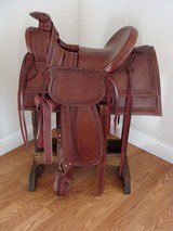 Custom 1880's Style Western Saddle - 2 of 12