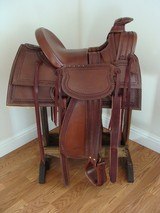 Custom 1880's Style Western Saddle - 7 of 12