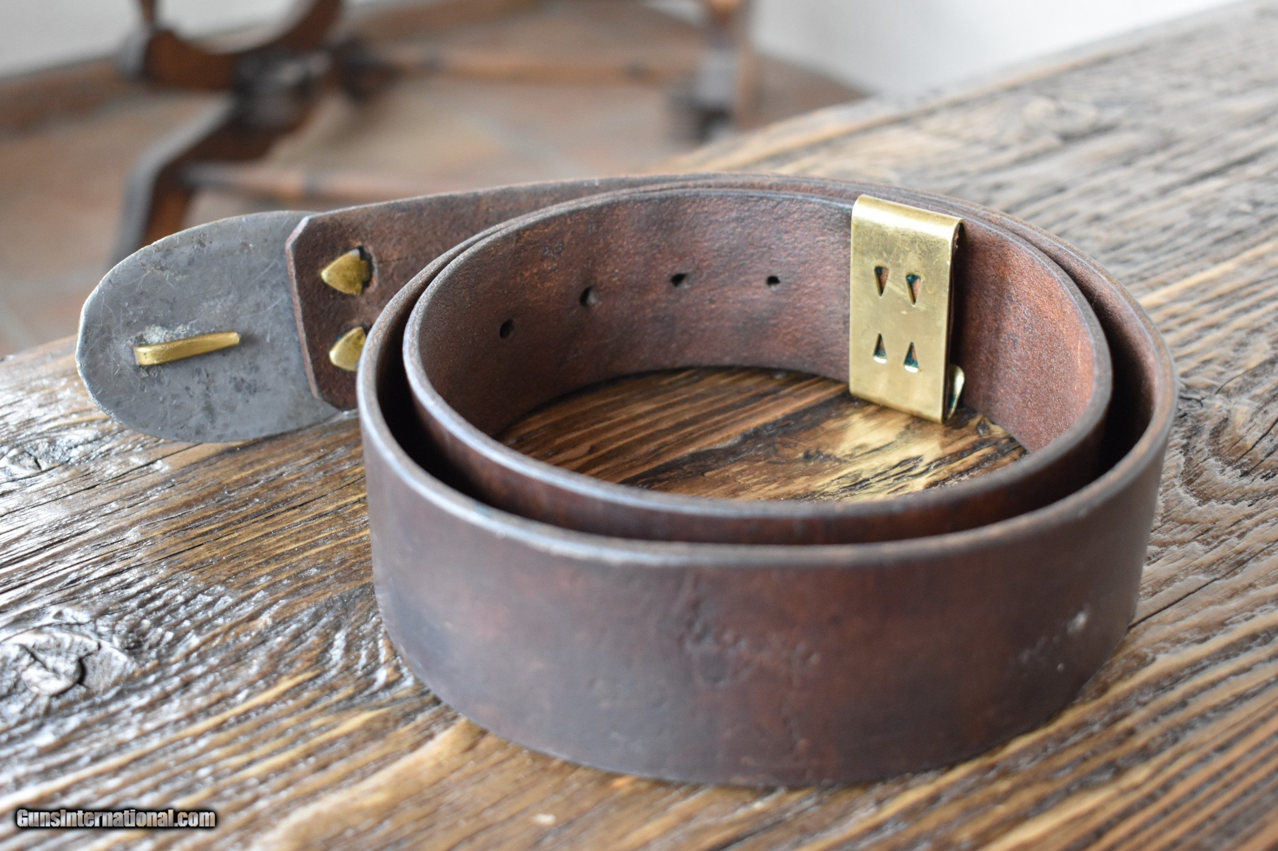 Civil war belt with buckle