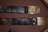 U.S. Pattern 1872 Cavalry Saber Belt (Trial Brace System) SCARCE UNISSUED - 4 of 7
