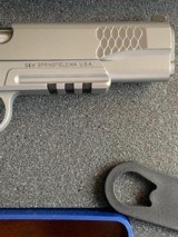 Smith & Wesson SW1911TA, Nickel 45 ACP cal E Series - 7 of 11