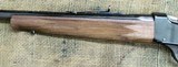 BROWNING Model 1885 Low Wall Single Shot Rifle, 17 WSM Cal. - 5 of 14