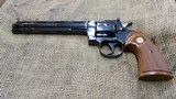 Colt Python .357 magnum revolver blue finish 8" barrel - 1 of 4