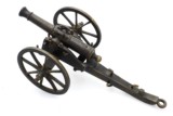 Vintage Miniature Cannon with Metal Carriage - 2 of 5
