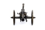 Vintage Miniature Cannon with Metal Carriage - 4 of 5