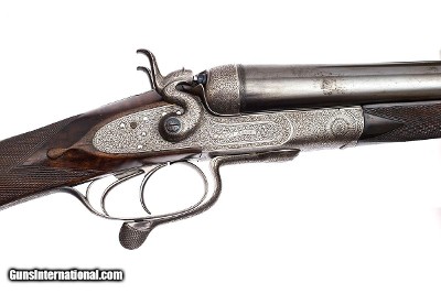 Fred T Baker 'Hammer' Underlever 12 Gauge Side-by-Side Shotgun Circa 1887
