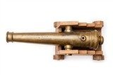 VINTAGE BRASS YACHTING CANNON - 4 of 4