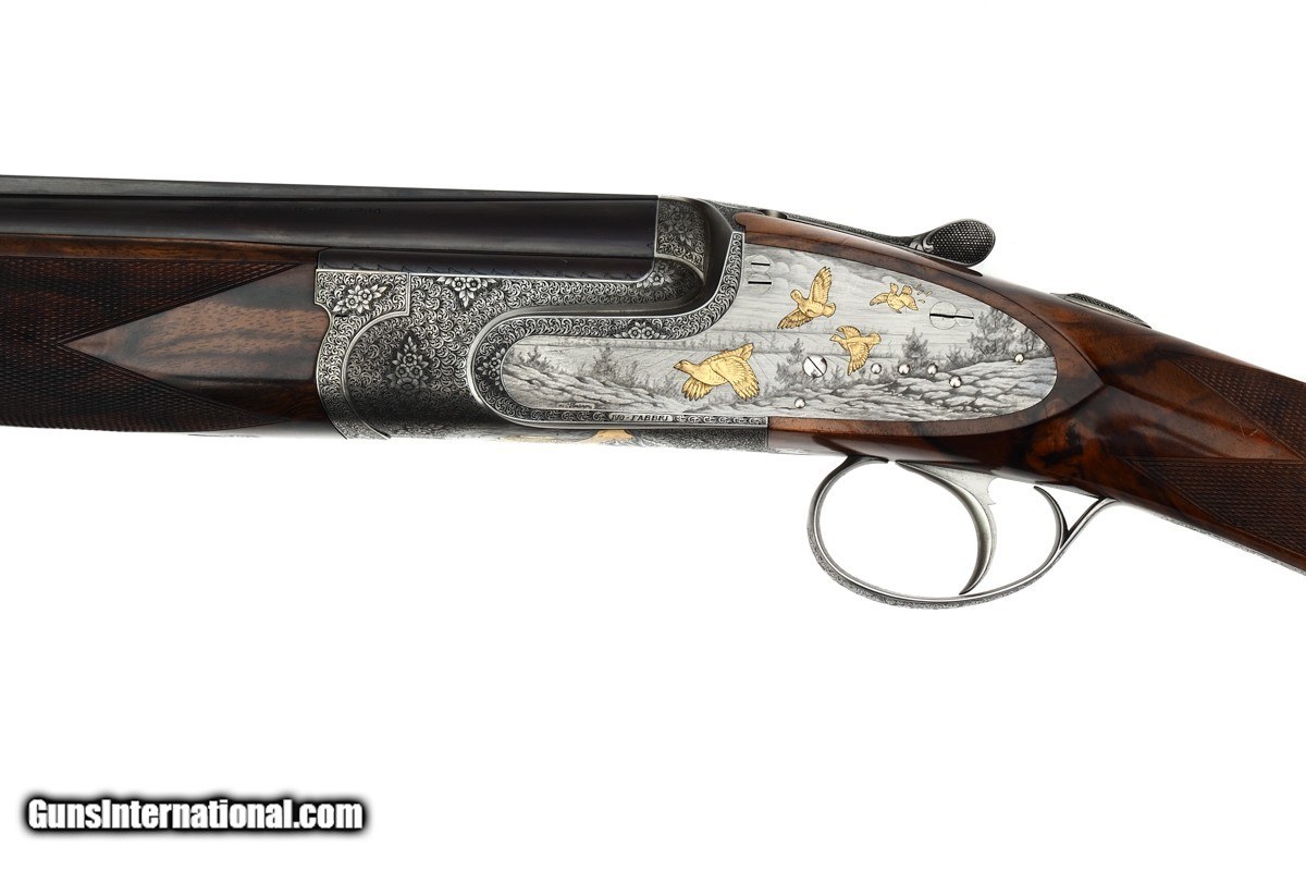 FABBRI SIDELOCK EJECTOR 20 GAUGE OVER UNDER SHOTGUN for sale