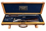 SYMES & WRIGHT BIRD OF PREY SIDELOCK EJECTOR 12 GAUGE OVER-AND-UNDER SHOTGUN - 28" BARRELS - 16 of 20