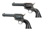 COLT PAIR SINGLE ACTION ARMY REVOLBERS .38 WCF WITH BLACK MOTHER OF PEARL GRIPS - 2 of 8