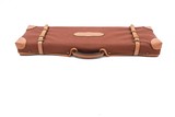 NEW - JAMES PURDEY & SONS SINGLE LEATHER CASE WITH CANVAS COVER - 20 GAUGE - 2 of 4