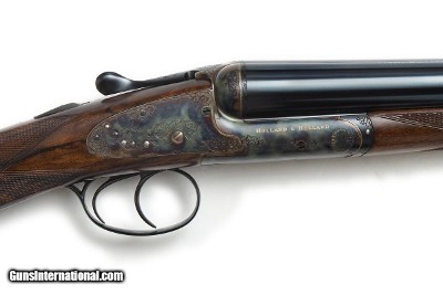 HOLLAND & HOLLAND ROUND ACTION 12 GAUGE SIDE-BY-SIDE SHOTGUN - 30