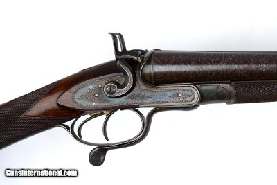 W & C SCOTT & SON HAMMER SIDELOCK UNDERLEVER 12 GAUGE SIDE-BY-SIDE SHOTGUN - 30" BARRELS