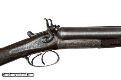 GYE & MONCRIEFF HAMMER DBR .577-500 No. 2 BPE WITH EXTRA SET 12 GAUGE BARRELS