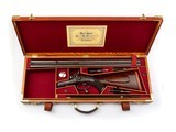 ALEXANDER HENRY HAMMER UNDERLEVER 10-GAUGE DOUBLE RIFLE - 28" BROWNED DAMASCUS STEEL BARRELS - 16 of 20