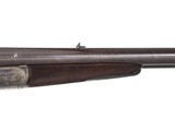 ALEXANDER HENRY HAMMER UNDERLEVER 10-GAUGE DOUBLE RIFLE - 28" BROWNED DAMASCUS STEEL BARRELS - 9 of 20