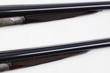 BOSS & CO 12 GAUGE PAIR ROUND BODY SIDELOCK SHOTGUNS With EXTRA BARREL SETS - 28" BARRELS - 9 of 20