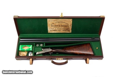 HUSSEY IMPERIAL SIDELOCK EJECTOR 20 GAUGE SIDE-BY-SIDE SHOTGUN - 28
