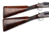 BOSS BEST QUALITY SIDELOCK EJECTOR 12 GAUGE PAIR SIDE BY SIDE SHOTGUNS - 28" BARRELS - 5 of 20