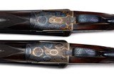 BOSS BEST QUALITY SIDELOCK EJECTOR 12 GAUGE PAIR SIDE BY SIDE SHOTGUNS - 28" BARRELS - 3 of 20