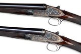 BOSS BEST QUALITY SIDELOCK EJECTOR 12 GAUGE PAIR SIDE BY SIDE SHOTGUNS - 28" BARRELS - 2 of 17