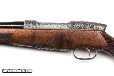 STEYR MANNLICHER LUXUS S ENGRAVED BOLT ACTION RIFLE 7MM REM MAG - 25-1/2