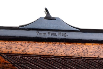 STEYR MANNLICHER LUXUS S ENGRAVED BOLT ACTION RIFLE 7MM REM MAG - 25-1/2