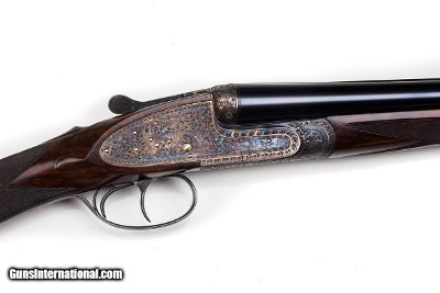 RIGBY BEST QUALITY SIDELOCK EJECTOR 20 GAUGE SIDE-BY-SIDE SHOTGUN - 27" BARRELS