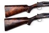 JAMES PURDEY & SONS ROUND BODY EXTRA FINISH 20 GAUGE PAIR SIDE BY SIDE SHOTGUNS - 26